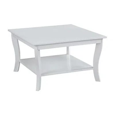 Asstd National Brand American Heritage Square Coffee Table In White