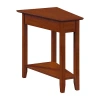 Asstd National Brand American Heritage Wedge End Table With Shelf In Red