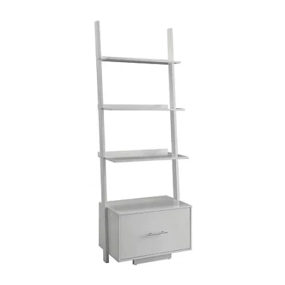 Asstd National Brand American Office And Library Collection 4-shelf Bookcase In White