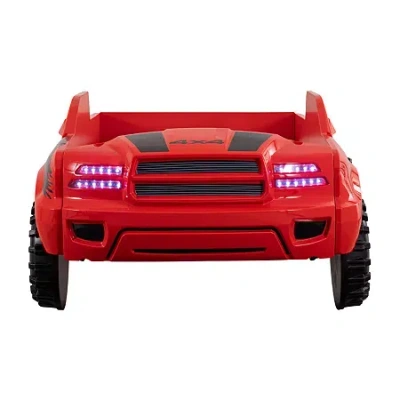 Asstd National Brand Ameritan Wheeled Platform Bed In Red