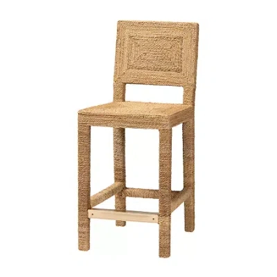 Asstd National Brand Anfield Counter Height Bar Stool In Brown