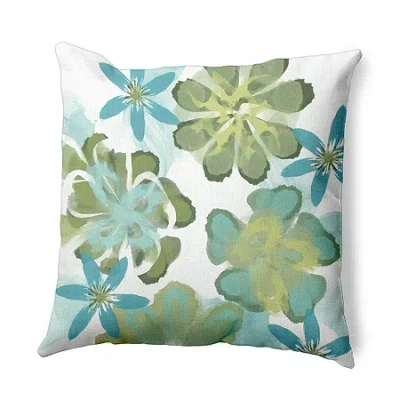 Asstd National Brand Ani Square Throw Pillow In Green