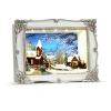 Asstd National Brand Animated Shadow Box Church Scene Christmas Village In White