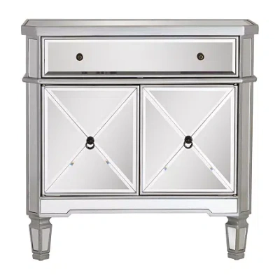 Asstd National Brand Annabella Mirrored Console Table In Gray