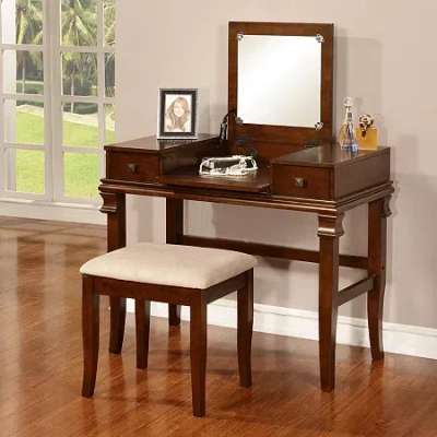Asstd National Brand Annette 2-pc. Vanity Set In Brown