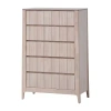Asstd National Brand Anque 5-drawer Chest In White