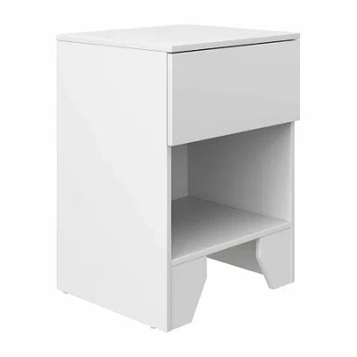 Asstd National Brand Anzio 1-drawer Nightstand In White