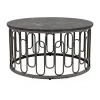 Asstd National Brand Austin Metal Coffee Table In Black