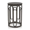 Asstd National Brand Austin Metal End Table In Black