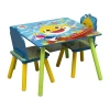 Asstd National Brand Baby Shark Kids Table And Chair Set In Blue