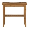 Asstd National Brand Bailee Bamboo Stool In Brown