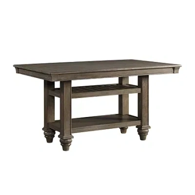 Asstd National Brand Balboa Counter Height Dining Table In Brown