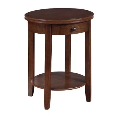 Asstd National Brand Baldwin 1-drawer End Table In Brown