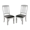 Asstd National Brand Bancrofte Dining And Kitchen Collection 2-pc. Upholstered Dining Chair In White