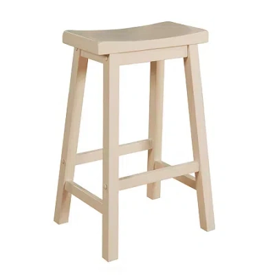 Asstd National Brand Barberry Barstool In Pure White