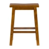 Asstd National Brand Barberry Counter Height Stool In Honey Brown In Brown