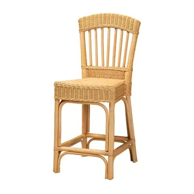 Asstd National Brand Barito Counter Height Bar Stool In Brown