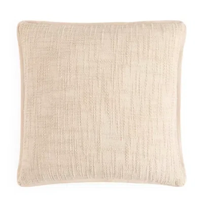 Asstd National Brand Basquetta Square Throw Pillow In Sand