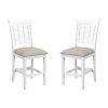 Asstd National Brand Bayberry 2-pc. Counter Height Swivel Bar Stool In White