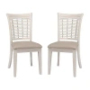 Asstd National Brand Bayberry 2-pc. Upholstered Dining Chair In White
