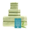 Asstd National Brand Bedvoyage Resort 8-pc. Rayon From Bamboo Bath Towel Set In Green