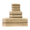 Asstd National Brand Bedvoyage Resort 8-pc. Rayon From Bamboo Bath Towel Set In Sand