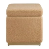 Asstd National Brand Berlinda Sherpa Cube Storage Ottoman In Brown