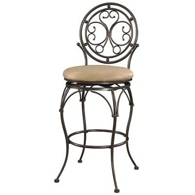 Asstd National Brand Big & Tall Belspring Barstool In Brown