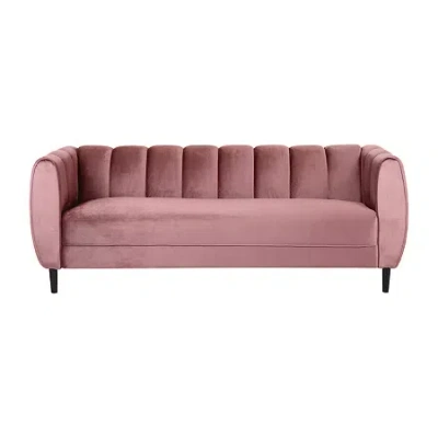 Asstd National Brand Bobran Track-arm Sofa In Pink