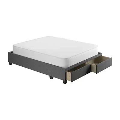 Asstd National Brand Boyd Sleep Melania Drawer Bed Frame With Storage In Black