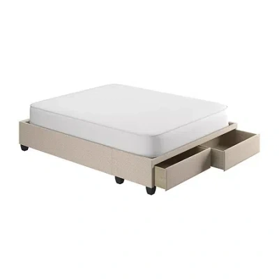 Asstd National Brand Boyd Sleep Melania Drawer Bed Frame With Storage In Sand