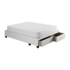 Asstd National Brand Boyd Sleep Pauline Drawer Bed Frame With Storage In White