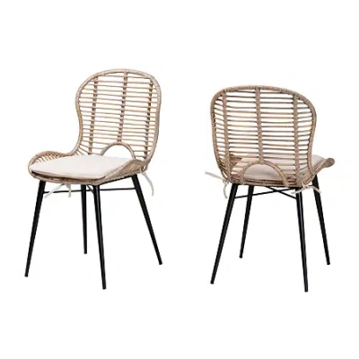 Asstd National Brand Brenna 2-pc. Dining Chair In Gray