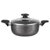 Asstd National Brand Brentwood Aluminum Non-stick 8.5-qt Dutch Oven In Gray