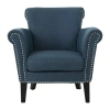 Asstd National Brand Brice Upholstered Club Chair In Blue