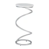 Asstd National Brand Brien Spiral End Table In White