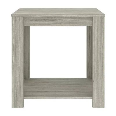 Asstd National Brand Brisbane Bedroom Collection Nightstand In Gray