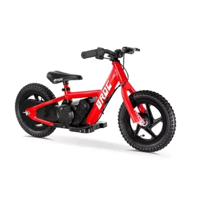 Asstd National Brand Brocusa Ebikes D1212 Inch Red Ride-on Motorcycle In Transparent