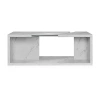 Asstd National Brand Brokly Storage Coffee Table In White