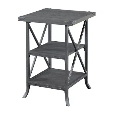 Asstd National Brand Brookline Living Room Collection End Table In Brown