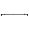Asstd National Brand Buono Ii Brenner Double Curtain Rod In Black