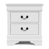 Asstd National Brand Burkhart 2-drawer Nightstand In White