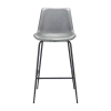 Asstd National Brand Byron Upholstered Bar Stool In Gray