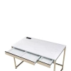Asstd National Brand Callie Wood Drawer Desk In White