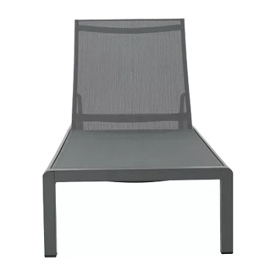 Asstd National Brand Cape Adjustable Lounge Chair In Gray