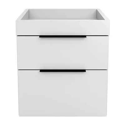 Asstd National Brand Capri Bedroom Collection 2-drawer Nightstand In White