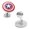 Asstd National Brand Captain America Cufflinks In Multi