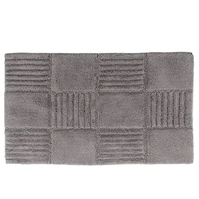 Asstd National Brand Castle Hill London Chakkar Board Bath Rug Collection In Silver