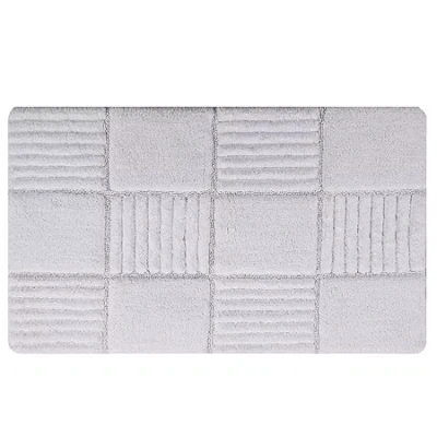 Asstd National Brand Castle Hill London Chakkar Board Bath Rug Collection In White