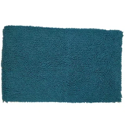 Asstd National Brand Castle Hill London Chenille Shaggy Bath Rug Collection In Blue